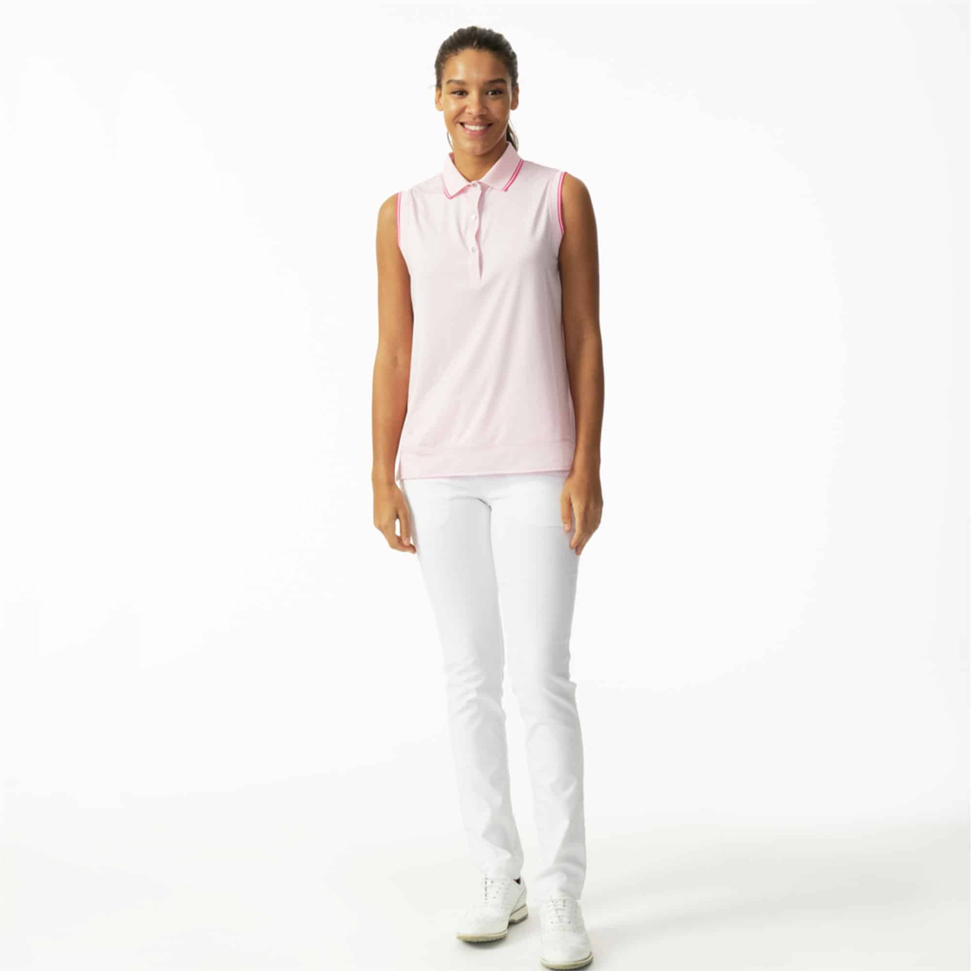 Daily Sports Corina Sleeveless Polo Shirt Pink
